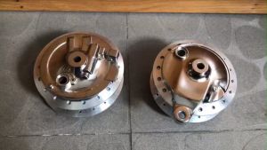 ĐÙM VÀ MÁ ĐÙM MẠ CROM CHO HONDA DREAM WAVE RÁP LÊN ZIN CẦN CĂM 157(120) VÀ NIỀNG 17(14) INCH