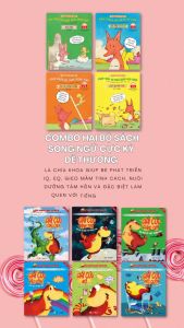 Combo Sách Tình Bạn Diệu Kỳ và Chú Khủng Long Tham Ăn sách song ngữ phát triển IQ EQ cho bé từ 2-8 tuổi - Tặng kèm file nghe