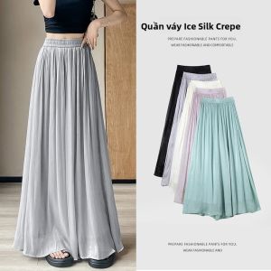 La Chapelle | Quần Dài Voan Lụa Nhẹ Mềm Mại Màu Hồng