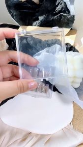 Tips Dekorasi Transparan Kotak Flip Organizer Kuku Profesional
