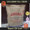 Susu BUBUK Full Cream REPACK 250 Gram merk ARIAL. 