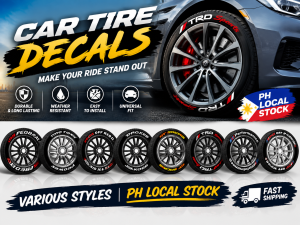 MICHELIN Universal 3D Auto Waterproof Tire Sticker Car Wheel Rubber Conjoined Lettering Decals Accessories