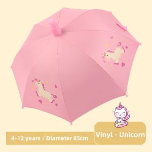 Creative Cartoon Long Handle Umbrella For Children