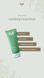 KYS Know Your Skin Bundle 2pcs Clarifying Facial Wash 100ml