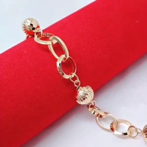 Gelang Jurai Wanita Lapis Emas Tahan Lama Anti Karat