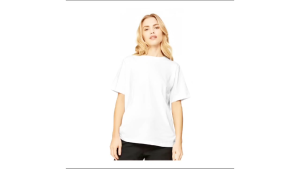 Womens 100% Cotton T-Shirt with Crewneck and Short Sleeves - Top Womenswear