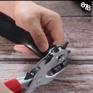 คีมเจาะรูเข็มขัด ที่เจาะรูเข็มขัด เจาะรูสายนาฬิกา เลือกขนาดได้ตามต้องการ ทำได้เองที่บ้าน ง่ายและสะดวก