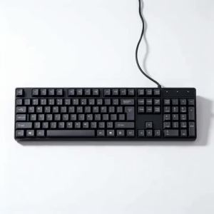 K1800 Russian Language Wired Silent Office Keyboard Small Language Version Quiet Typing for Business Environment