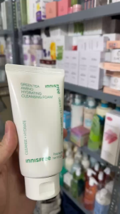 Innisfree Green Tea Hydrating Amino Acid Cleansing Foam Sữa rửa mặt trà xanh Hàn Quốc Innisfree