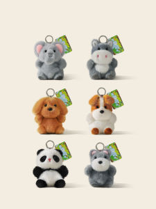 LONGKUI | Cute Plush Animal Bag Pendant Keychain