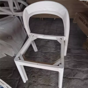 Scandinavian Solid Wood Rope Woven Dining Chair Minimalist Household Restaurant Full Solid Wood Chair Armchair Modern Minimalist Armless Chair