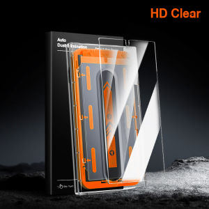 【Auto Dust-Elimination】Sanptoch Full Screen Protector With Auto Alignment Install Box For Samsung Galaxy S24 S25 Ultra Plus Tempered Glass For Galaxy S24+ S25+ HD Dust Proof Protective Film