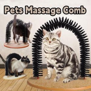 Pets Massage Comb Hair Removal Brush Arch Shaped Itching Scratching Kitten Toys Pet Beauty Tools