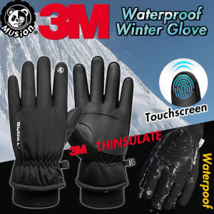 Musion 3M Thinsulate Keeping Warm Waterproof Glove Outdoor Windproof Touch Screen Sport Glove Riding Gear Hiking Motorcycle Gloves Bite Proof Gloves Waterproof Mittens - Lazada