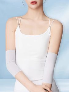 Tay Bảo Vệ Đầu Gối Siêu Mỏng Bằng Lụa Băng Mùa Hè Cho Nam Và Nữ Tay Dài Ấm Áp Chống Lạnh Bảo Vệ Khớp Dụng Cụ Thể Thao