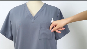 Anti Wrinkle Washable Medical Uniform Soft Straight Pants Nurse Scrubs Set Hospital Medical Scrubs Beauty Salon Spa Workwear