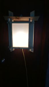 đèn trang trí ốp tường kiểu nhật.đèn gỗ đẹp