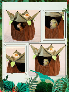 Xuanfeng Parrot Nest Tiger Skin Nest Flower Branch Mouse All Year Round Sleeping Bag Guinea Pig Dolphin Hammock Sugar Glider Totoro Escape Hanging