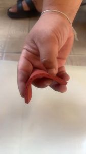 แผ่นยางซิลิโคนสีแดง แผ่นยางรองรีด