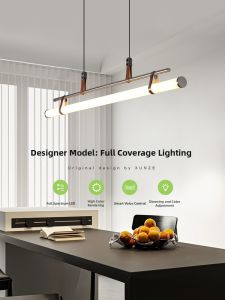 XUNZE | Retro Leather Dining Chandelier