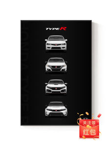 JDM Hand-Painted Wall Art Modern Minimalist Style Living Room Decorative Painting High Definition Print Meter Box Design