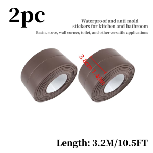 Sealing tape waterproof self-adhesive PVC anti mold tape kitchen countertop bathroom sink bathtub edge protection strip