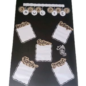 (JADWAL PIKET NEW TEMA TONG SAMPAH) Hiasan Kelas/Hiasan dinding estetik