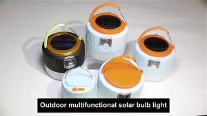 Outdoor Solar LED Camping Lights USB Rechargeable Tent Portable Lanterns Emergency Lights For Fishing Barbecue Camping Lighting