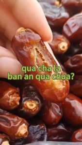 【LOẠI VIP 2025】Chà Là khô Nguyên Cành - Rời Libya / Deglet Nour / Dates Sanwan Dẻo Ngon Không Đường - Hộp 500G