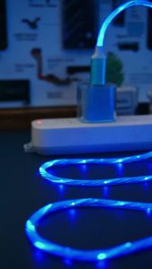 ZHIKE Charger Type C Micro USB RGB LED Cable with Adapter 280W GaN Chipset Dual Port Super Fast Charging Kit for All Smartphones with Compatibility Data Transfer Car Compatible with iPhone Android Realme Samsung OPPO VIVO Use Manila Fast Delivery