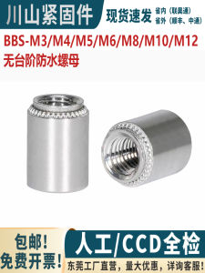 Máy Vít Chống Thấm Nước Bằng Thép Không Gỉ BSS-M3/M4/M5/M6/M8 Hạt Vít Côn Lỗ Mù Không Có Bước Thiết Bị Phần Cứng