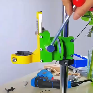 Stand Dudukan Bor Tangan Stand Mesin Bor Alumunium Base Drill Stand Menjadi Bor Duduk