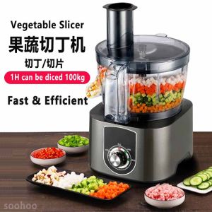 Vegetable Cuber Commercial Full-Automatic Multifunctional Vegetable Cutter Vegetable slicer Granulator Carrot Diced Potato Dicing Slicer