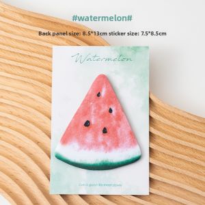 30 Sheets Message Note Paper Stationery Cute Fruit Basket Sticker Bookmark Notepad Sticky Bookmark School Office Supplies