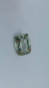 Natural Uruguay Green Amethyst 8.35 Cts. Cushion Cut Eye Clean Grade Loose Gemstone