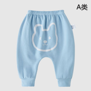Cute Baby Boy Girl Big PP Pants Spring Autumn Cotton No-Closure Casual Long Trousers Toddler Underwear Soft Stretchy Kids Leggings