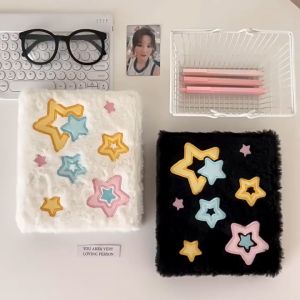 A6 Colorful Black White Star Card Album Pop Star KPOP Group GIDLE IVE BLACKPINK Photo Card Protection Display Album Plush Case