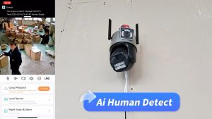 🔥 คุณภาพดีใช้ได้ทน.4G 4K/WiFiเลนส์คู่🔥V380 Pro กล้องวงจรปิด wifi/ใส่ซิม4G 2กล้อง กล้องวงจรปิดภายนอก outdoor camera dual lens รับชมสองพื้นที่ในเวลาเดียวกันhd.  เมนูภาษาไทย ติดตั้งง่าย