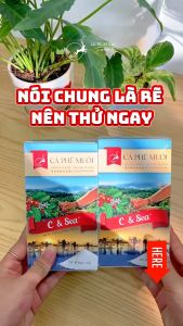 Cà Phê Hòa Tan C&Sea Chuẩn Vị Huế Hương Vị Muối Biển Hộp Giấy Tiện Lợi