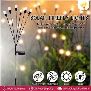 LED Solar Firefly Lights: Energy-Saving Garden Lamps