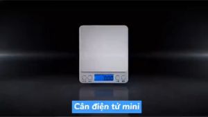 Cân Tiểu Ly Điện Tử Platform 1Kg Hoặc 3kg (Tặng 2 Khay Nhựa) Cân Điện Tử Mini Inox I-2000