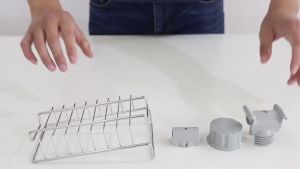 Stainless Steel Faucet Storage Rack Adjustable Sink Rack Draining Rack Kitchen Bathroom Sponge Holders