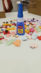 Nút gắn chân đế Charm Sticker gắn cho dép sục