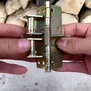 4 Inch Multifunctional Automatic Door Closer 90 Degree Right Angle Positioning Invisible Spring Buffer Metal Door Closer