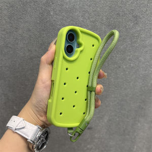Deli  16 Phone Case Thick Silicone Protective Shell Large Hole Anti-Fall Soft Skin-Like Texture Compatible with 15 pro 14 And 13 Models