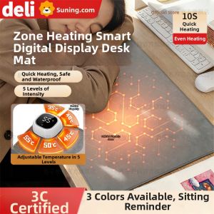 deli | Deli Heating Mouse Pad Warm Desk Mat for Students Doing Homework Warm Hand Pad Office Computer Heating Pad 2101 Normal Size