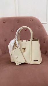 Tas ENJI Wanita Handbag Terbaru B83 Hitam Khaky Cream