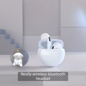 Headset Bluetooth 5.1 Pro 6 TWS earphone wirelles Hifi sound