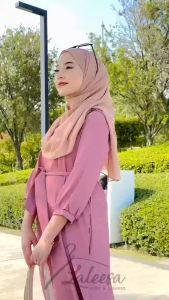 LALEESA Gaun Abeera Romantique Royalcore Muslimah Dress