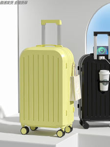 New 2025 Womens Air Asia Check-In Luggage Suitcase 20 Inch Silent Universal Wheels Password Lock Travel Suitcase